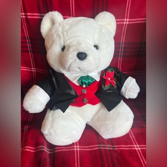 Vintage 1988/2000 Dayton Hudson Santa Bear Collectors Set No Hats - Picture 3 of 3